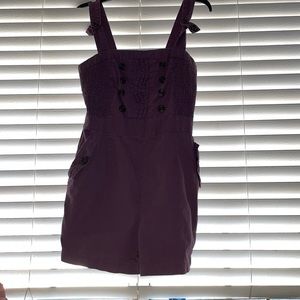 A dark purple jumpsuit ready to be worn! Spring Wear and adjustable as well! 💜